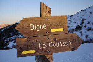 cousson par digne en hiver