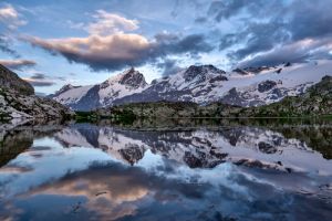 Lac Lri et la Meije