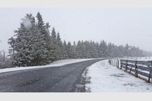 Il neige  trs gros flocons