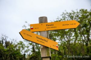 Panneaux du GR 121 en Espagne