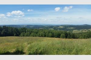 Belle vue dgage sur les monts