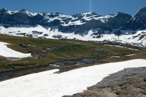 Neige dans le cirque endormi