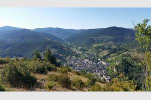 Meyrueis vu d'en haut