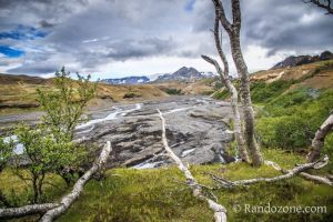 Fin du trek du Laugavegur