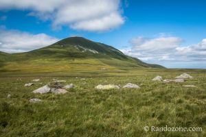 Dbut de la randonne avec un superbe paysage