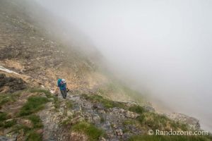 Ca monte un peu juste avant le col