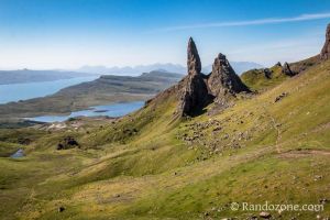 Au niveau du Old Man of Storr