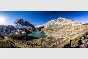 Panoramique du lac des Gloriettes
