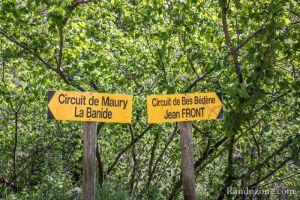 Les deux randonnes possibles sont bien indiques