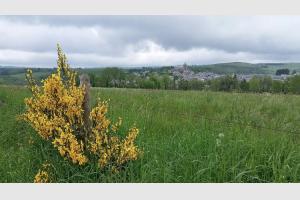 Le village de Laguiole sur les Hautes Terres
