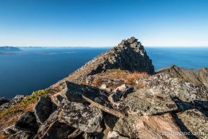 Au sommet de Sjursviktinden Au sommet de Sjursviktinden