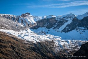 Cirque de Troumouse depuis la route qui monte au Maillet