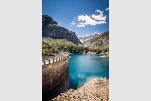 Nous repassons au barrage des Gloriettes