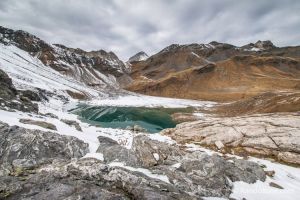 Au dessus du lac Blanc de Pclet-Polset