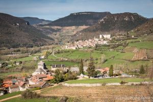 Jolie vue quand on monte au dessus du hameau