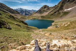 Petite pause sur un rocher