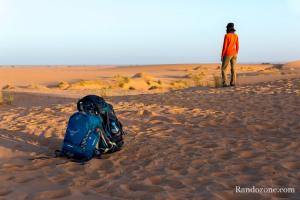 Matin du premier jour de trek en Mauritanie