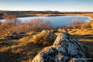Lac de Saint Andol fin dcembre 2018