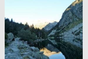 Estany Llong le matin