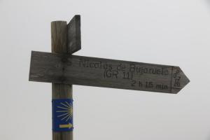 Panneau au col de Boucharo