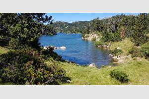 Superbe paysage au lac des Bouillouses