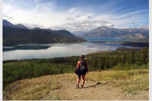 Randonne au Territoire du Yukon, Canada