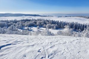 Randonnée raquettes: Randonnée en raquettes à neige sur la draille de Germaine Randonnée en raquettes à neige sur la draille de Germaine