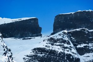 Brche de Roland, vue depuis la station de ski Gavarnie-Gdre.