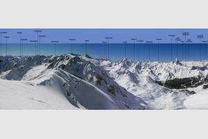 Panorama identifi depuis l'Arre-Sourins