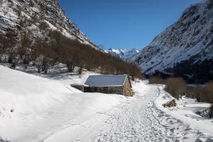 Du Pont de Souarrouy  Has en raquettes  neige