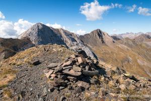Au sommet du pic de Saint André dans les Pyrénées