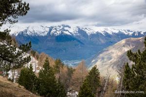 Panorama depuis la monte vers le pic d'Ayr