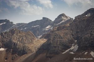 Point de vue vers le Casque du Marbor depuis la monte au Soum Blanc de Scugnat