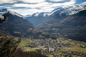Point de vue sur le village de Luz-Saint-Sauveur