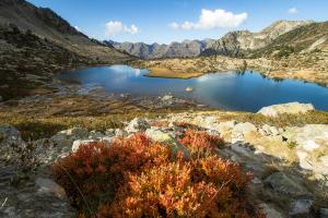 Toujours le lac Blanc et les couleurs de l'automne dans le massif du Néouvielle
