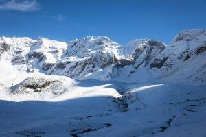 Cirque de Troumouse après les chutes de neige
