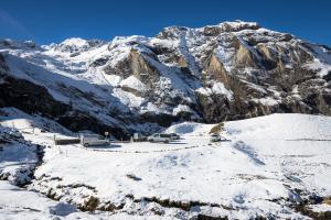 Le petit parking sur lequel on a pu se garer