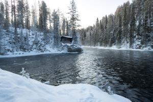Autre cabane le long du cours d'eau