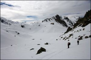 Refuge et lac de la Glre