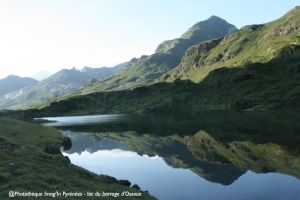 Lac du barrage d'Ossoue
