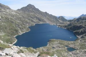Au dessus du lac du Migouelou