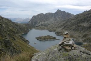 Lac de Mar, vu du Col du lac de Mar (2502m)