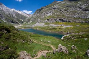 Lac et barrage d'Ossoue