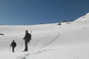 Tour du pic du Midi d'Ossau sur neige