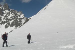 Tour du pic du Midi d'Ossau sur neige