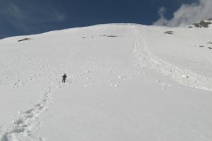 Tour du pic du Midi d'Ossau sur neige
