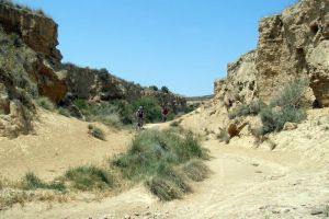 VTT dans le dsert des Bardenas
