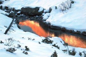 Randonne raquettes au refuge de la Glre - 12
