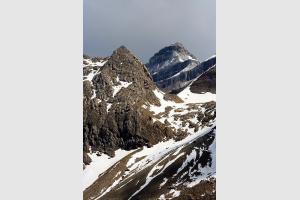 Casque du Marbor depuis le col de Tentes