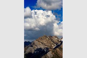 Nuages depuis le col de Tentes